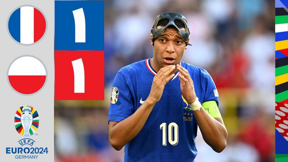 خلاصه بازی فرانسه 1-1 لهستان