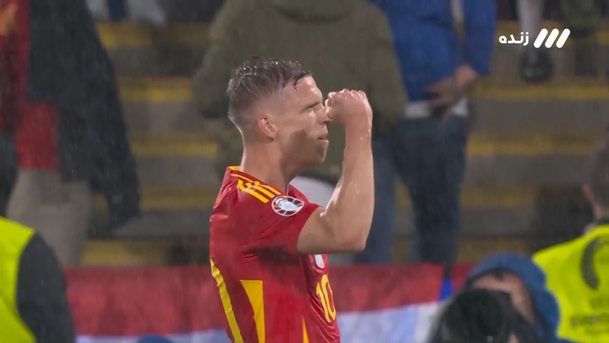 گل چهارم اسپانیا به گرجستان (اولمو)