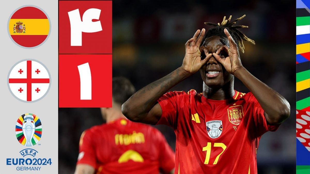 خلاصه بازی اسپانیا 4-1 گرجستان