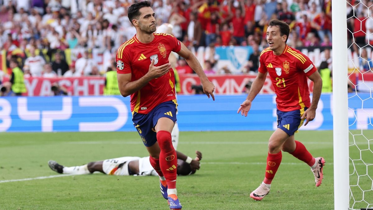 گل دوم اسپانیا به آلمان (میکل مرینو)