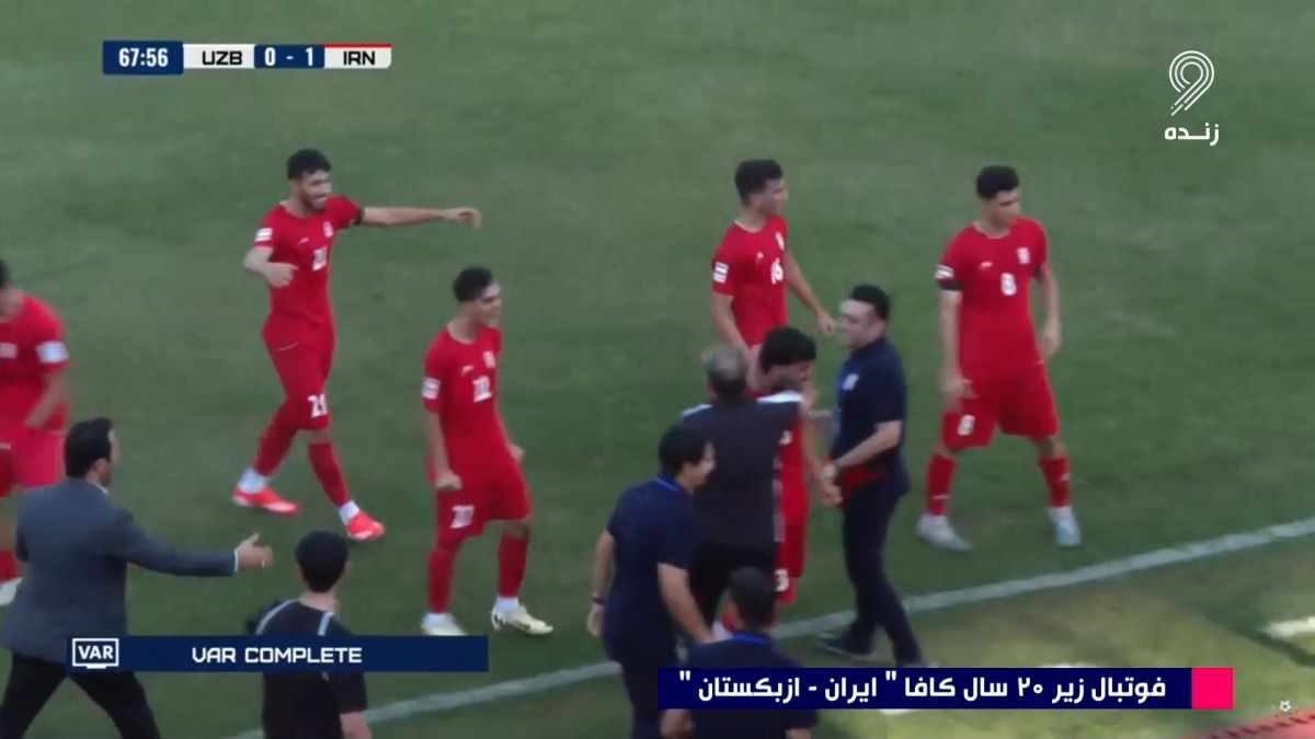 گل اول جوانان ایران به جوانان ازبکستان (علی حسنی)