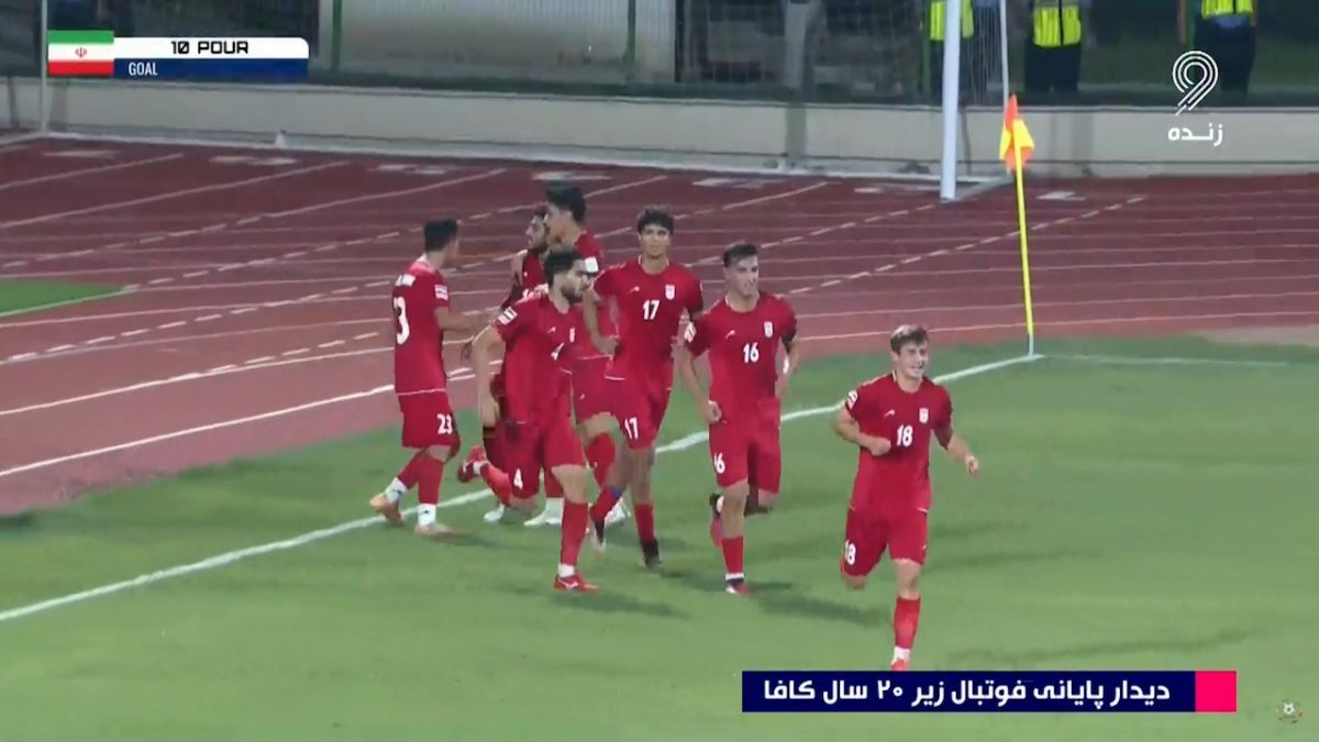 گل اول جوانان ایران به قرقیزستان (قندی پور - پنالتی)