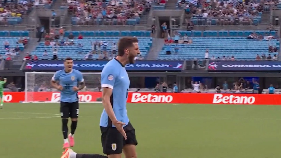 گل اول اروگوئه به کانادا (بنتانکور)