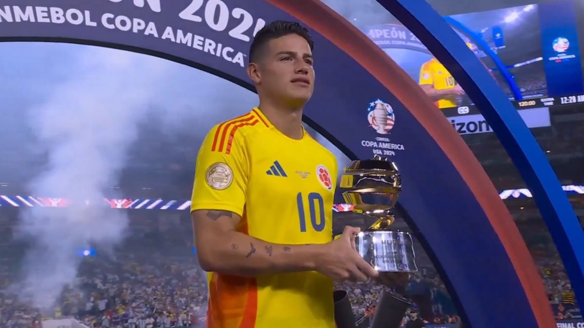 جیمز رودریگز به عنوان بهترین بازیکن کوپا آمریکا 2024 انتخاب شد