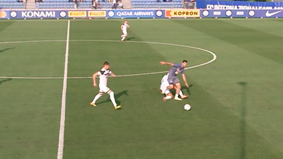 گل اول اینتر به لوگانو (پاس گل مهدی طارمی)