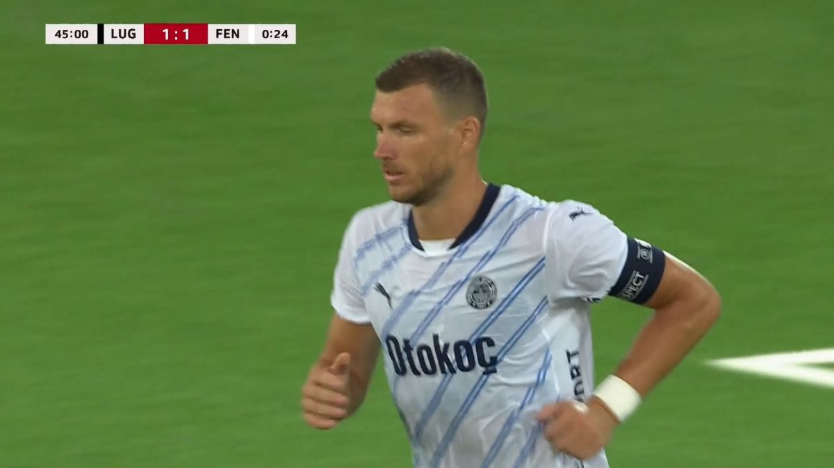 گل اول فنرباغچه به لوگانو (ادین ژکو - پنالتی)