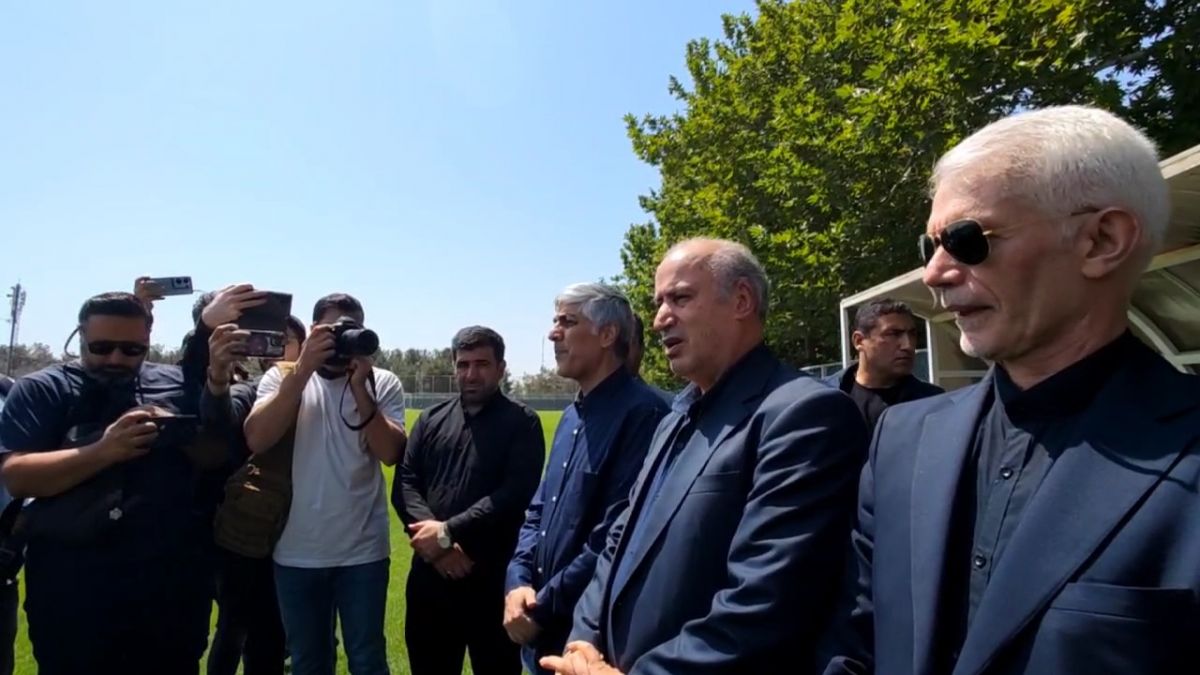 اختصاصی/ حضور وزیر ورزش و رئیس فدراسیون فوتبال در اردوی تیم ملی جوانان