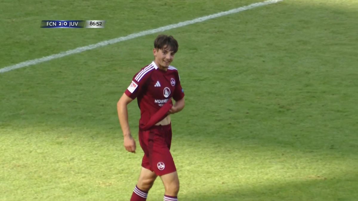 گل دوم نورنبرگ به یوونتوس (فورکل)