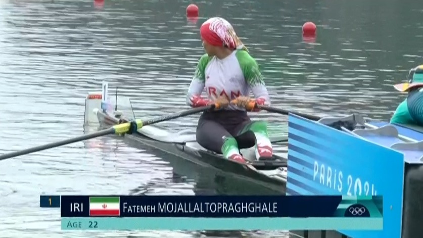 المپیک 2024/ کسب مقام بیست و یکم قایقرانی روئینگ توسط فاطمه مجلل