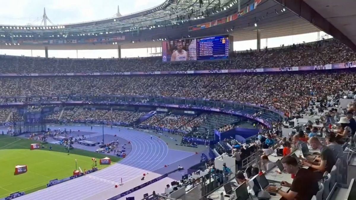 حال و هوای ورزشگاه استاد دو فرانس پاریس محل برگزاری بازیهای دو و میدانی المپیک 2024