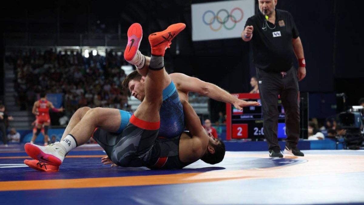 المپیک 2024/ پیروزی دلچسب محمدهادی ساروی مقابل ژوزف پاتریک آمریکایی