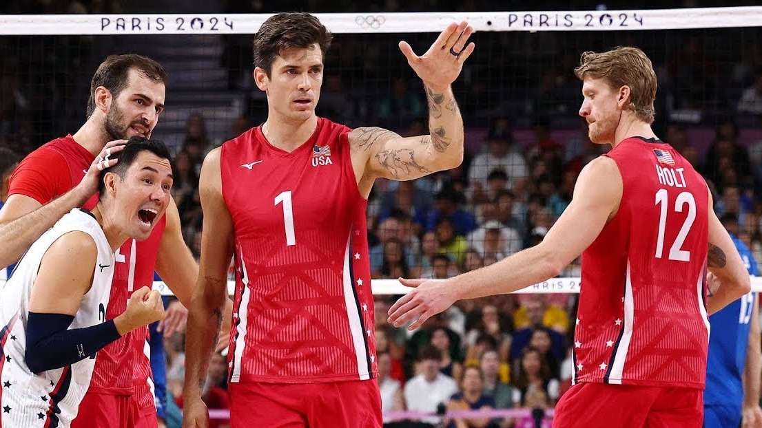 خلاصه بازی والیبال آمریکا 3-0 ایتالیا (رده بندی المپیک 2024)