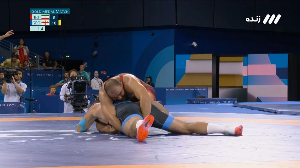 المپیک 2024/ شکست امیرحسین زارع در رقابت فینال مقابل پتریاشویلی و کسب مدال نقره