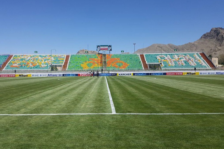آمادهسازی ورزشگاه فولادشهر برای دیدار ایران - قرقیزستان