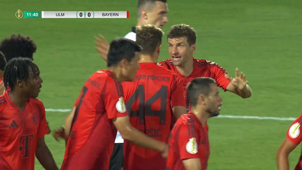 گل اول بایرن مونیخ به اولم (توماس مولر)