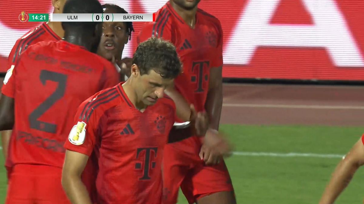 گل دوم بایرن مونیخ به اولم (دبل توماس مولر)