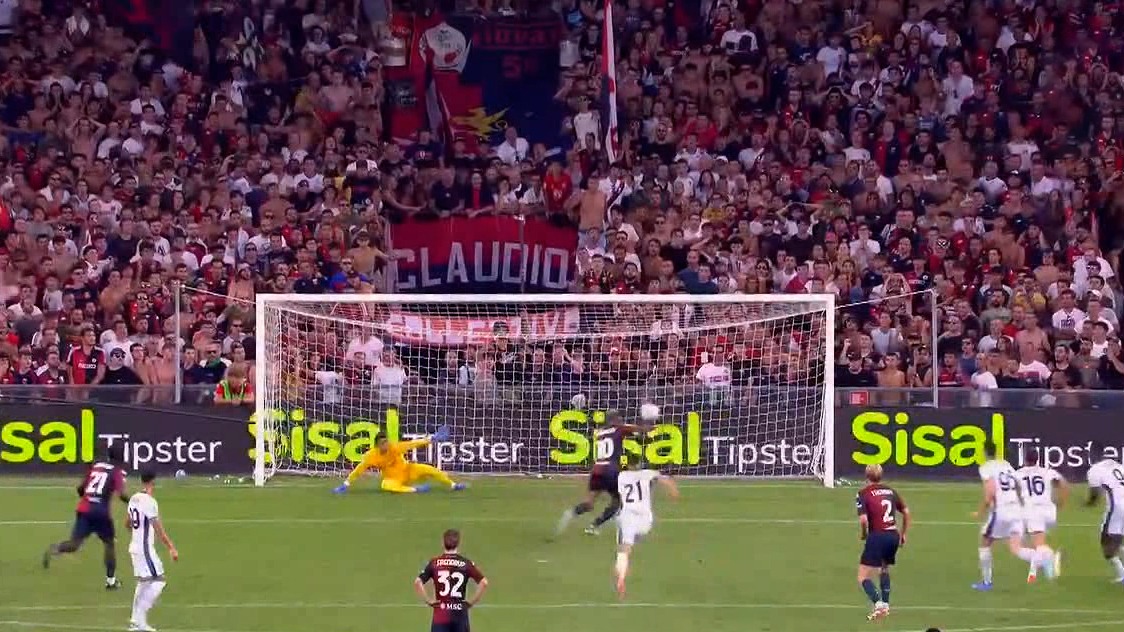 گل دوم جنوا به اینتر (مسیاس در دقیقه 95)