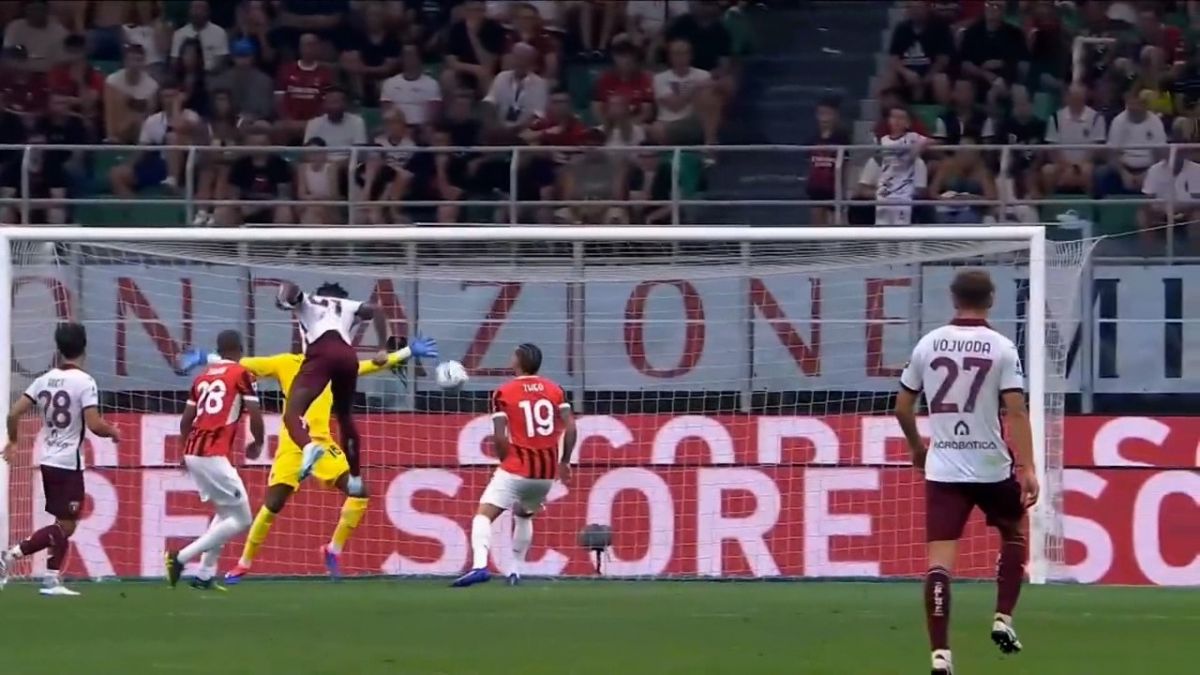 گل دوم تورینو به میلان (زاپاتا)