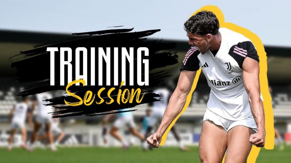 تمرینات یوونتوس پیش از بازی برابر کومو