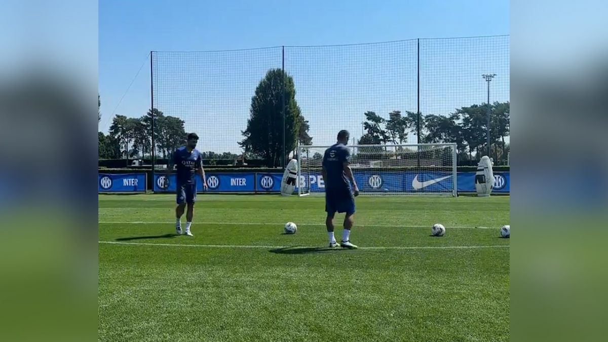 چالش جالب مهدی طارمی و هنریک میخیتاریان در تمرین اینتر