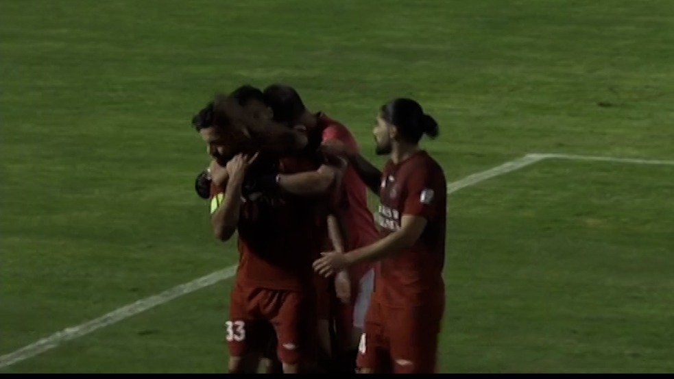 گل اول نساجی به آلومینیوم (محمد عباس زاده در دقیقه 94)