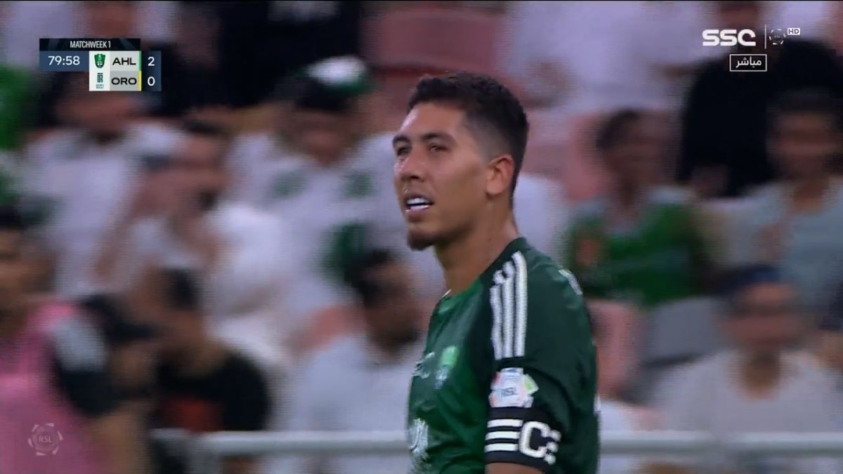 گل دوم الاهلی عربستان به العروبه (فیرمینو)