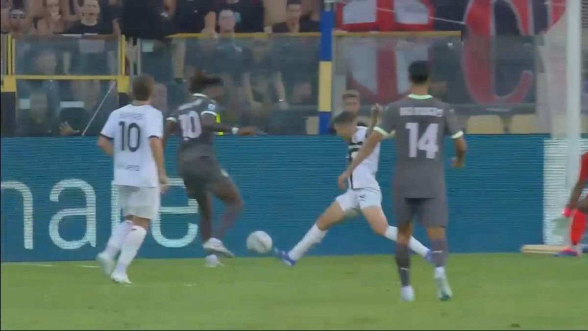 گل اول میلان به پارما (پولیسیچ)