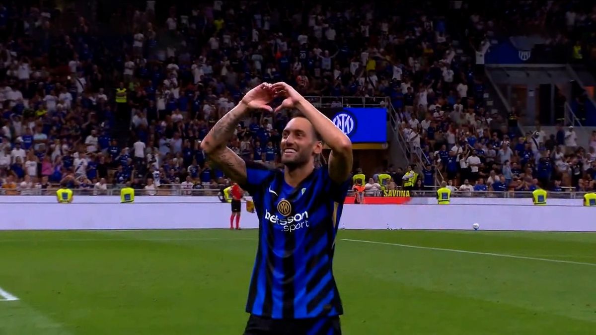 گل دوم اینتر به لچه (چالهان اوغلو)