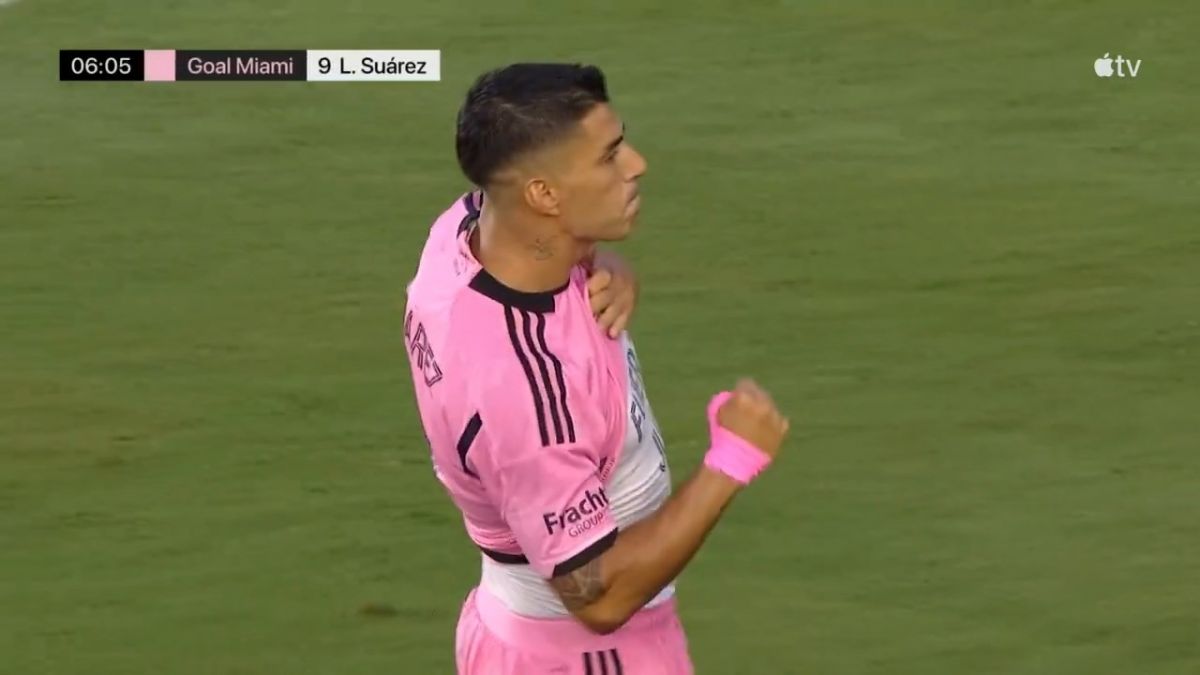 گل دوم اینتر میامی به سینسیناتی (دبل سوارز)