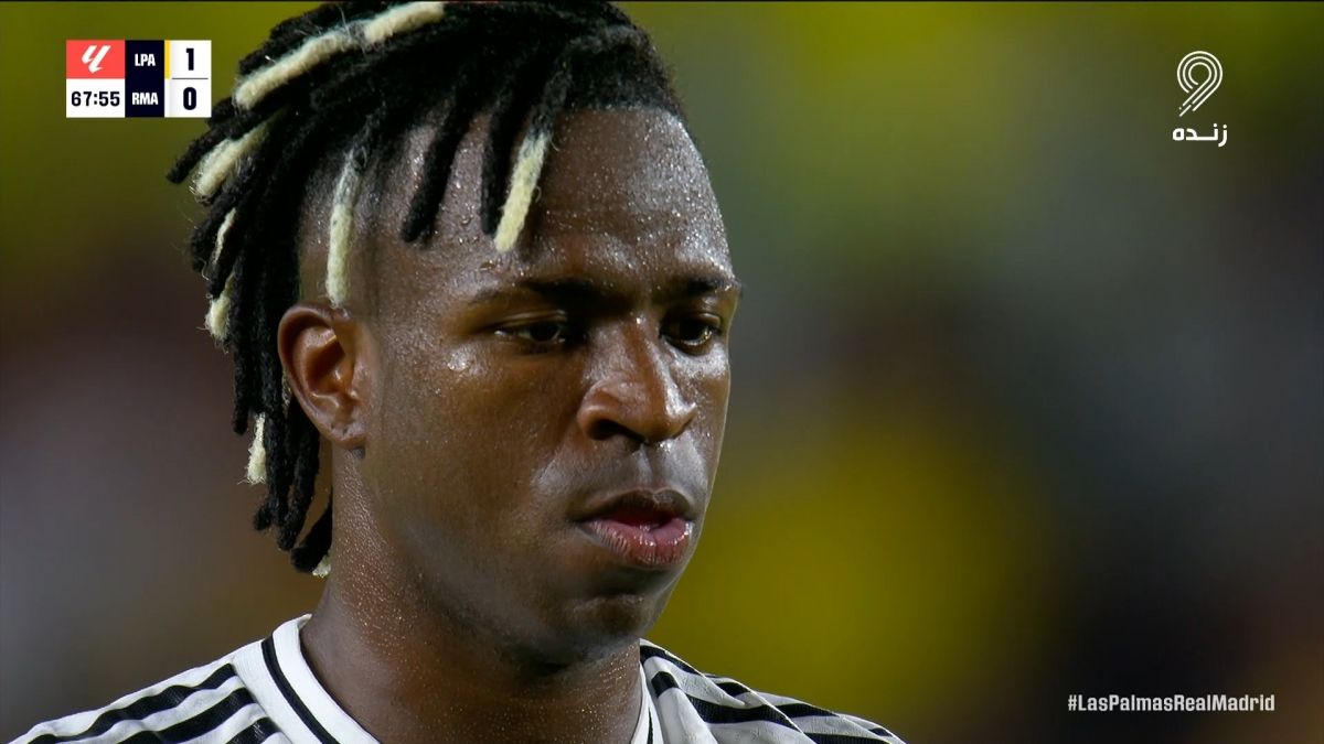 گل اول رئال مادرید به لاس پالماس (وینیسیوس)