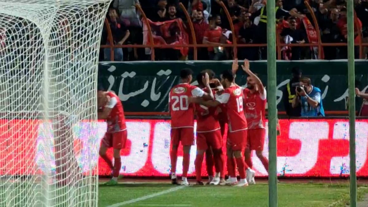 اختصاصی/ گل اول و دوم پرسپولیس مقابل فولاد از زاویه دوربین فوتبالی