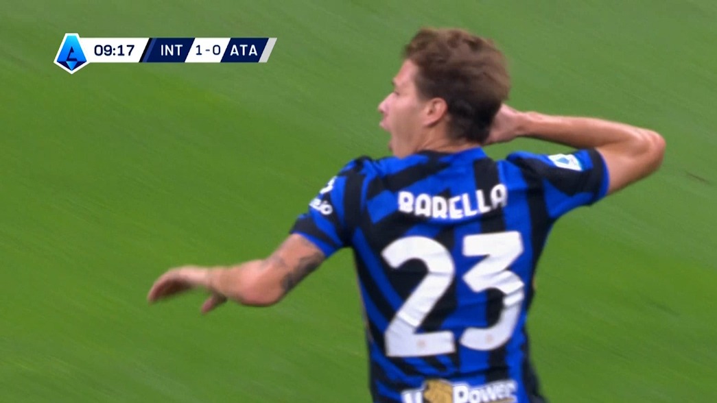 گل دوم اینتر به آتالانتا (سوپرگل بارلا)