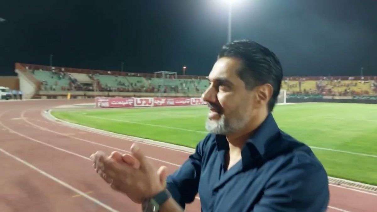 اختصاصی/ تشکر افشین پیروانی از حمایت بانوان طرفدار پرسپولیس در پایان بازی با فولاد