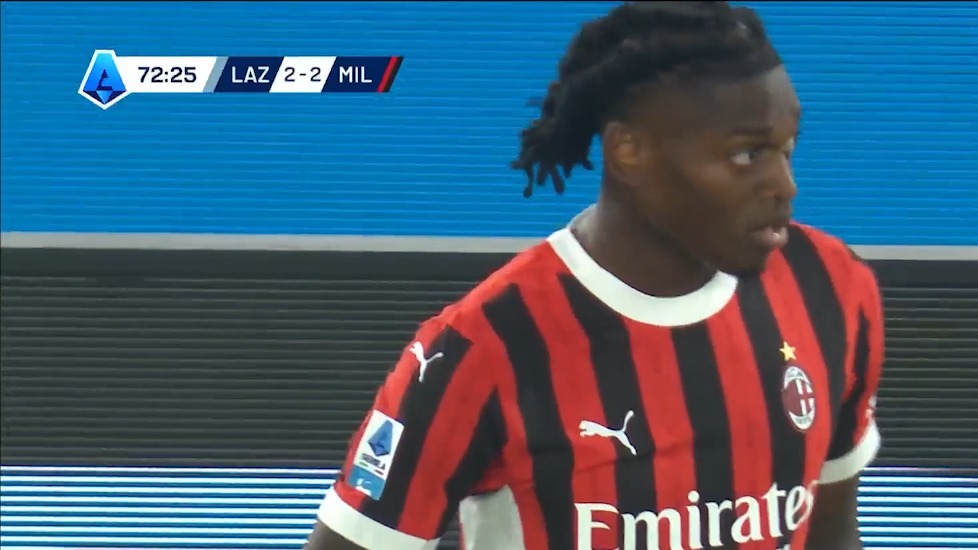 گل دوم میلان به لاتزیو (رافائل لیائو)