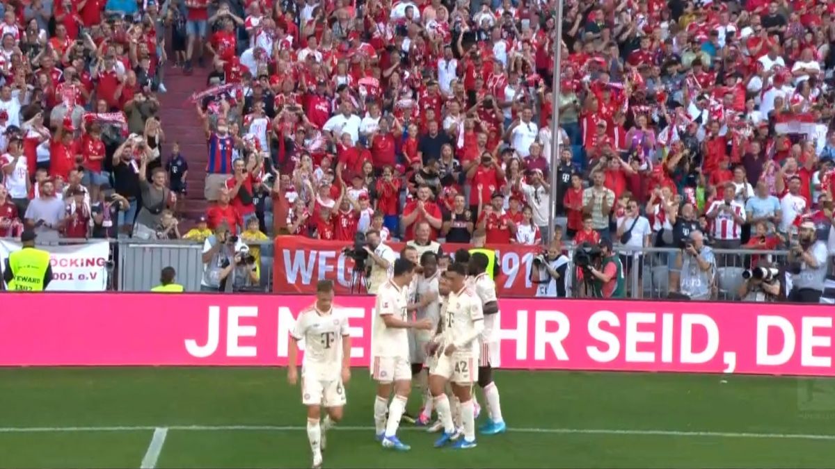 گل اول بایرن مونیخ به فرایبورگ (هری کین)