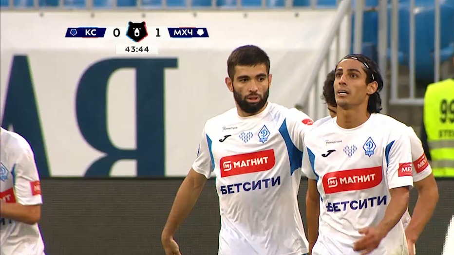 گل اول مخاچ‌قلعه به کریلیا سووتوف (پاس گل زیبای محمدجواد حسین نژاد)