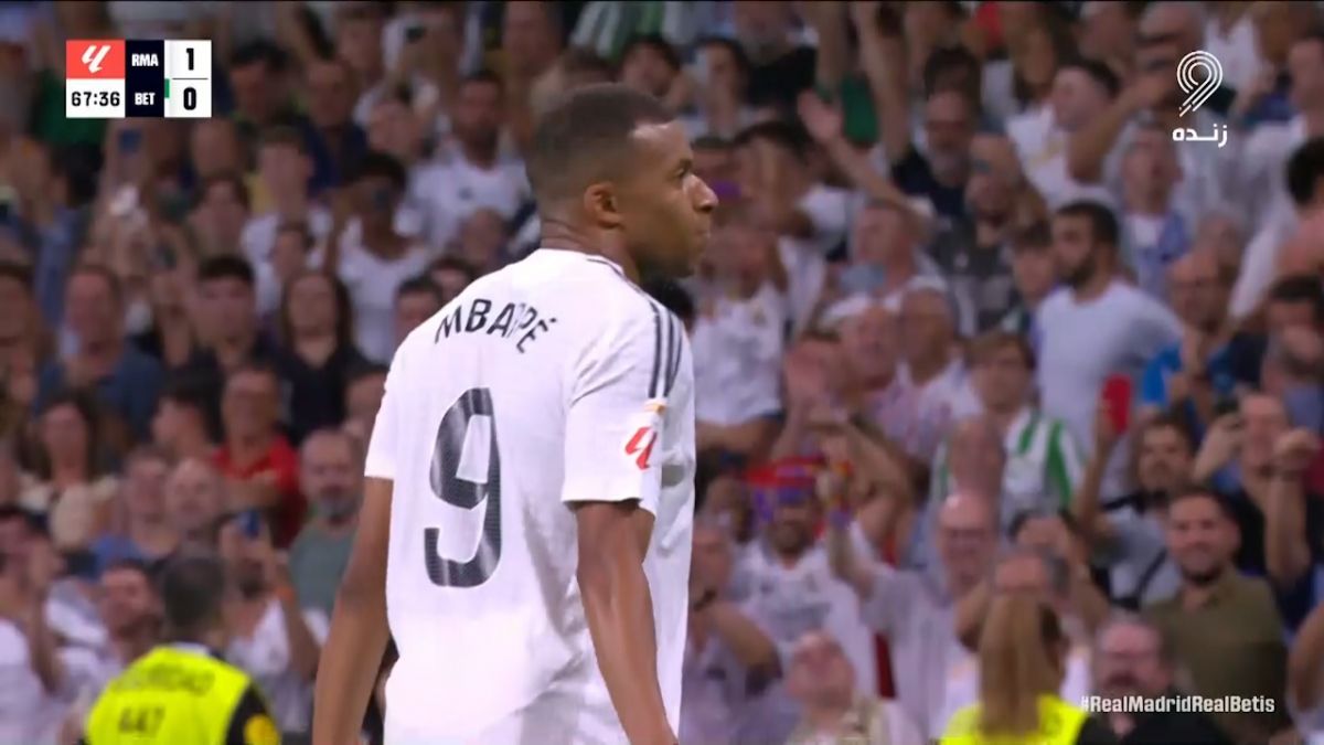 گل اول رئال مادرید به رئال بتیس (امباپه - پاس گل فوق العاده والورده)