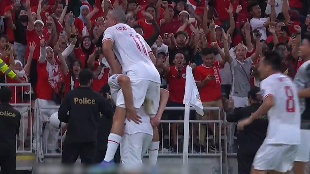 گل اول اندونزی به عربستان (والش)