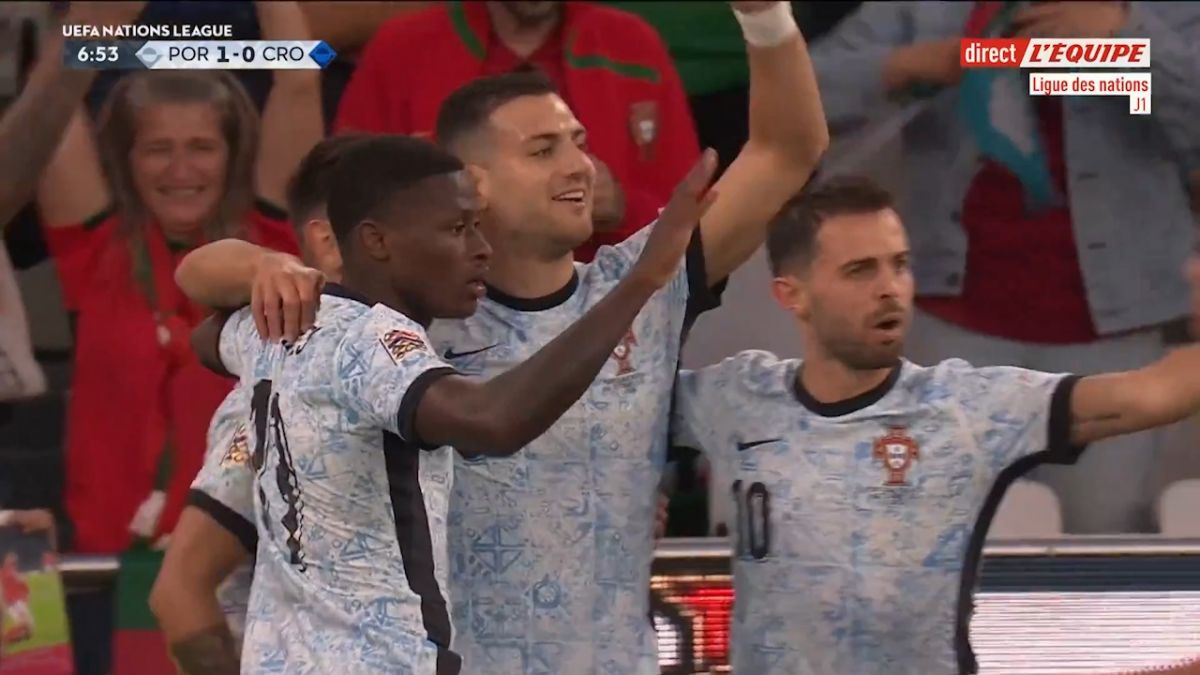 گل اول پرتغال به کرواسی (دیوگو دالو)