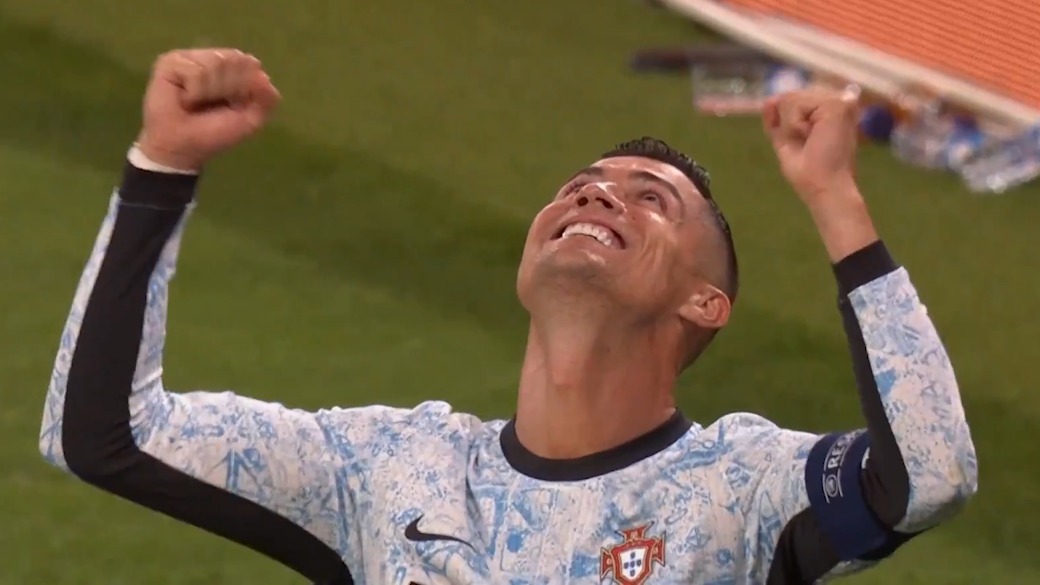 گل دوم پرتغال به کرواسی (کریستیانو رونالدو)