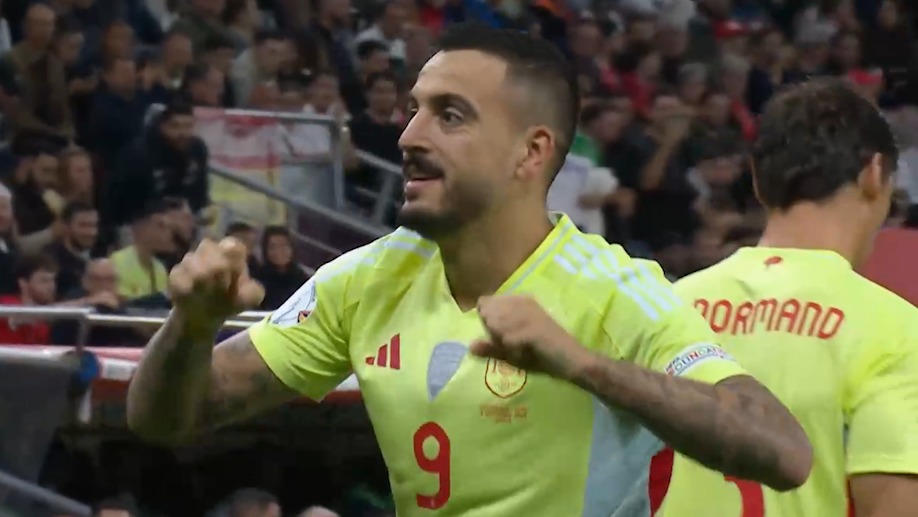 گل اول اسپانیا به سوئیس (خوسلو - پاس گل یامال)