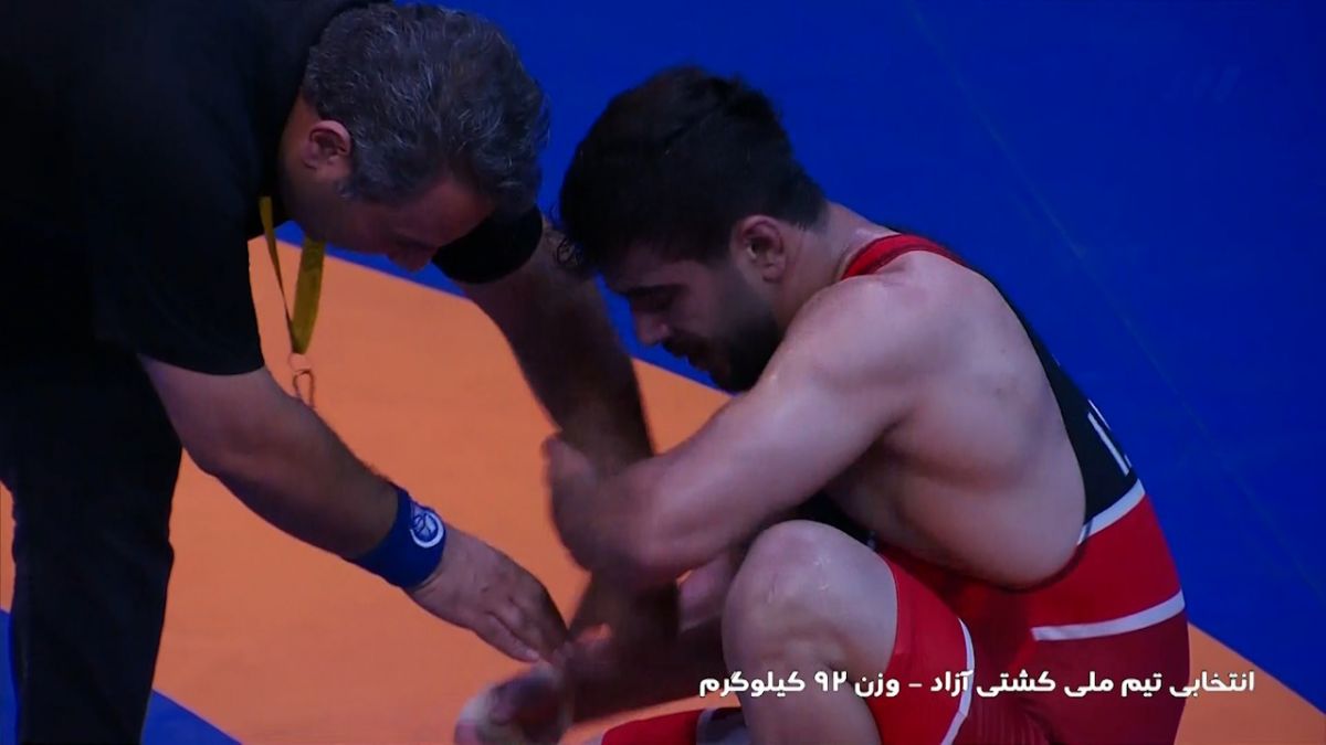 حرکات ناپسند امیرحسین فیروزپور بعد از شکست مقابل کامران قاسم پور