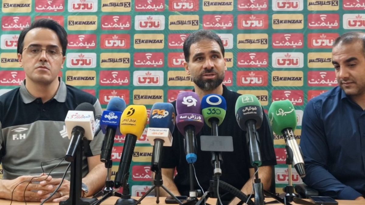اختصاصی/ نشست خبری مربیان تیم های سایپا و صنعت نفت بعد از پایان بازی