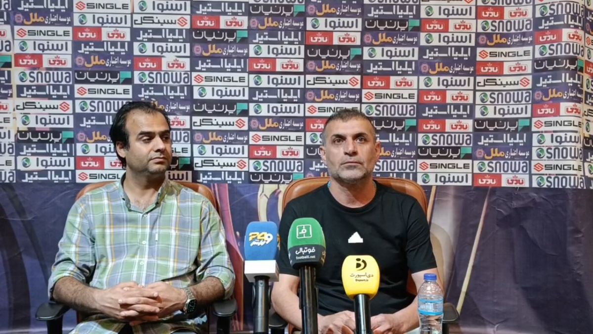 اختصاصی/ نشست خبری مربیان تیم های آریو اسلامشهر و نفت بندرعباس بعد از پایان بازی
