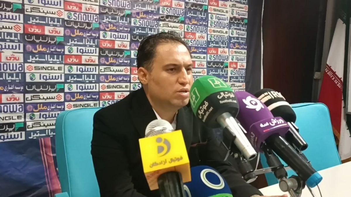 اختصاصی/ نشست خبری ابهری سرمربی نیروی زمینی بعد از بازی مقابل داماش