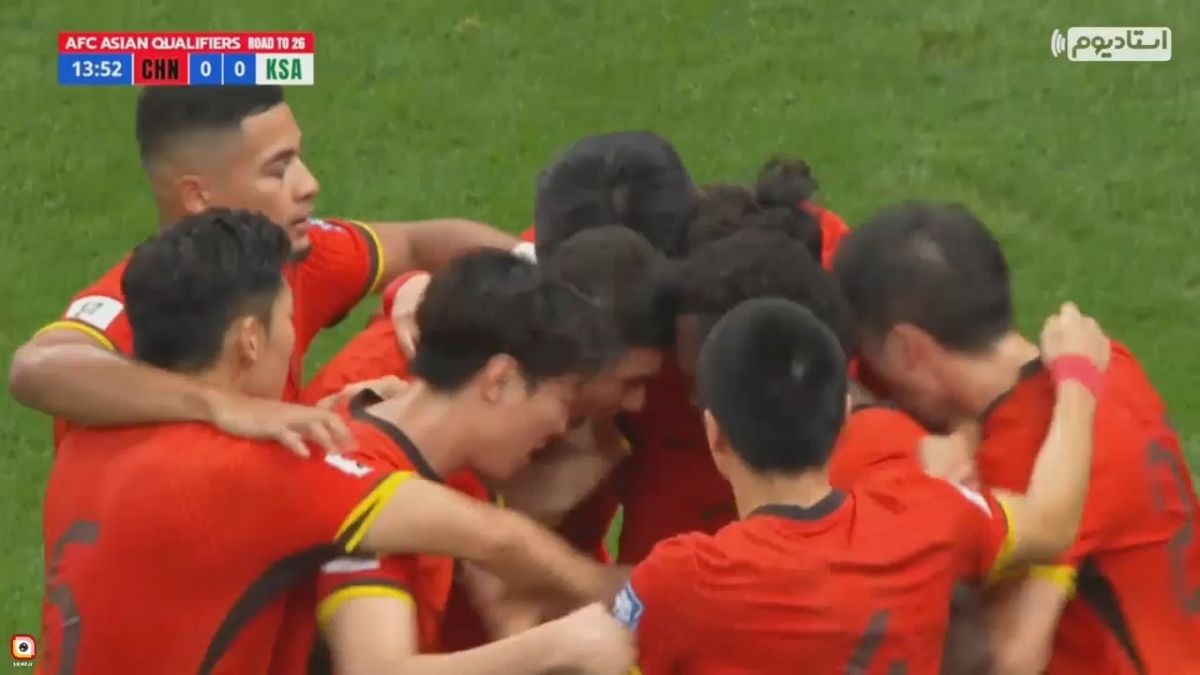 گل اول چین به عربستان (گل به خودی لاجامی)