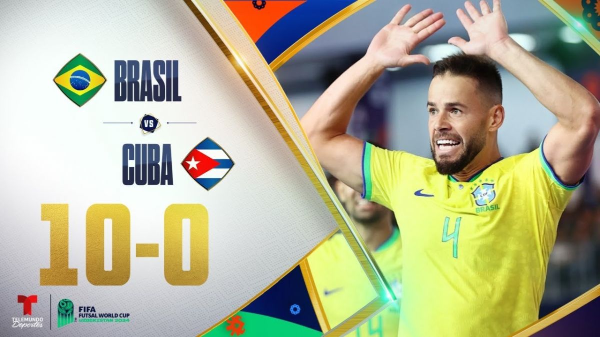 خلاصه بازی فوتسال برزیل 10-0 کوبا (جام جهانی فوتسال 2024)