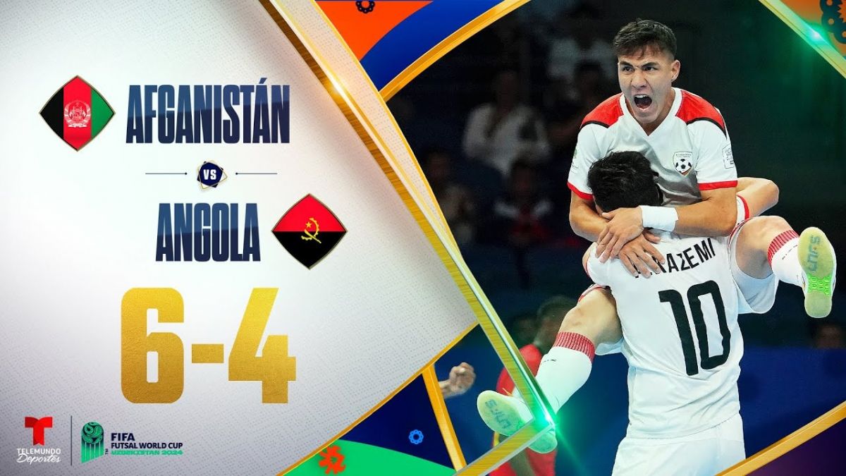 خلاصه بازی افغانستان 6-4 آنگولا (جام جهانی فوتسال 2024)