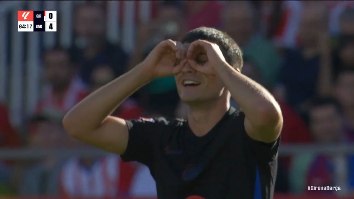 گل چهارم بارسلونا به خیرونا (پدری)