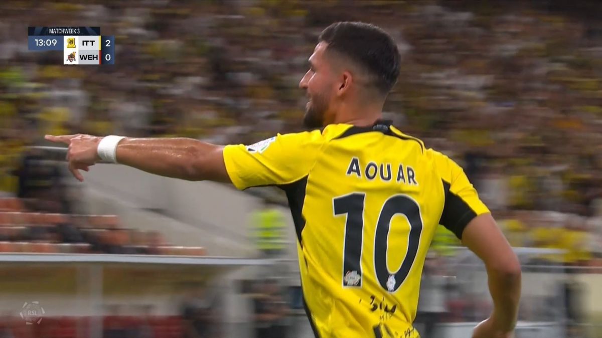 گل دوم الاتحاد به الوحده عربستان (حسام عوار)